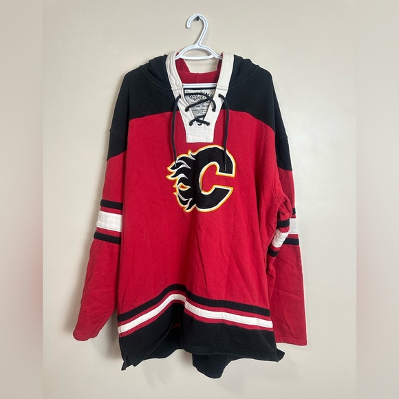 NHL Other - NHL Size XL Old Time Hockey Black and Red Hoodie